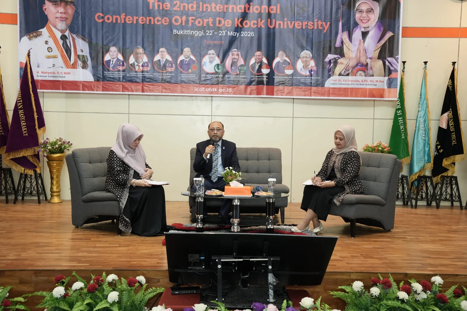 IIUCs Dean and IQAC Director Prof. Dr. Mohammad Aktaruzzaman Khan attended ICOF 2026 as keynote speaker in Indonesia, inaugurated by West Sumatra Governor.
